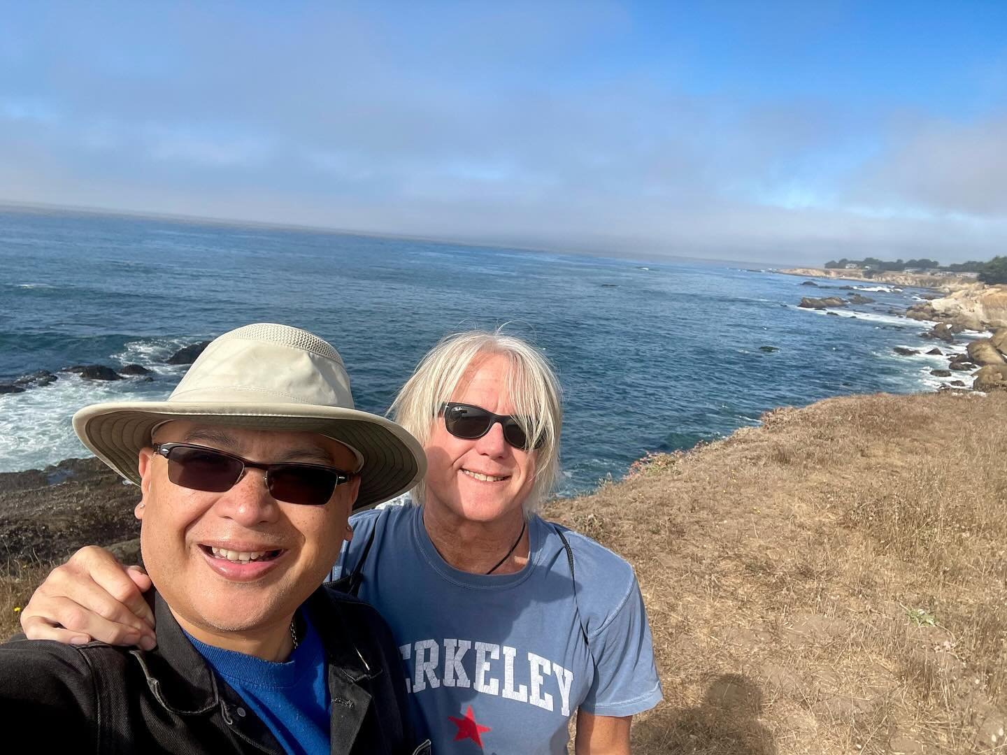 Happy anniversary, Pablito! Fantastic anniversary getaway to Sea Ranch. Great weekend of hanging with Madeleine and Chris at their beautiful new digs, hiking and a fab dinner at the Sea Ranch Lodge as a sunset portal opened through the fog on the coa