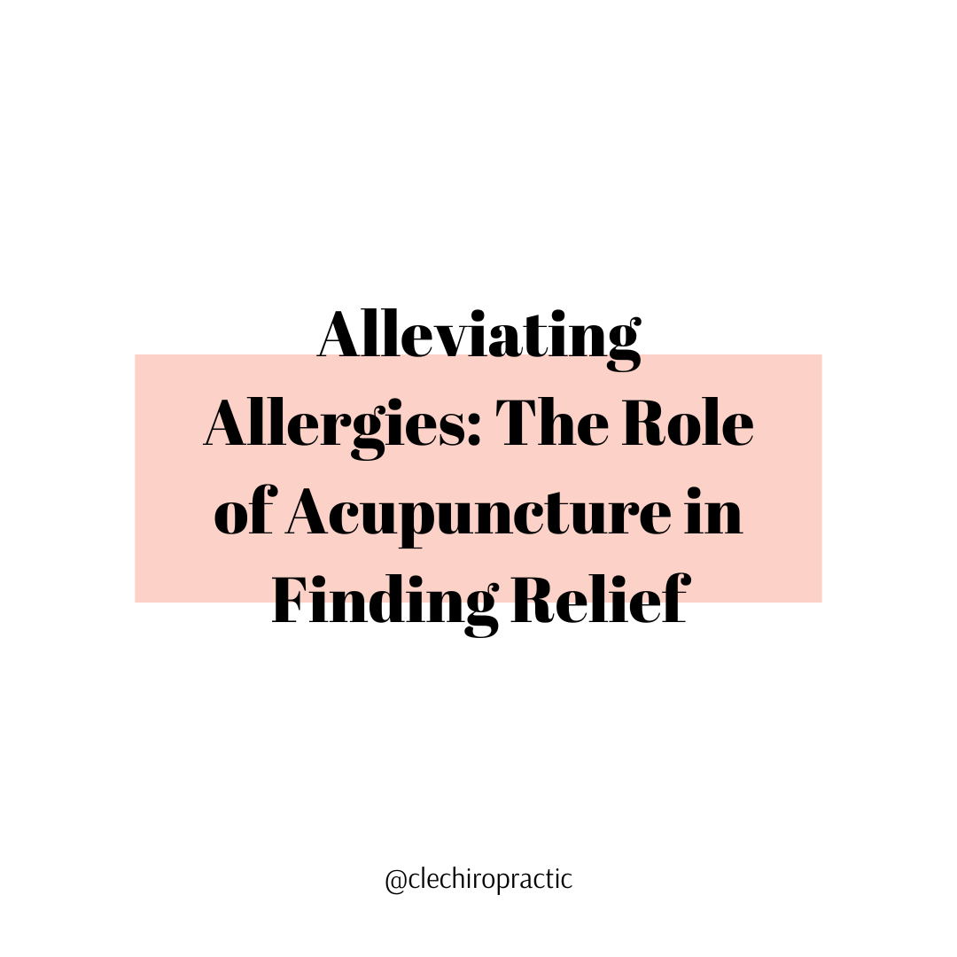 Alleviating Allergies: The Role of Acupuncture in Finding Relief