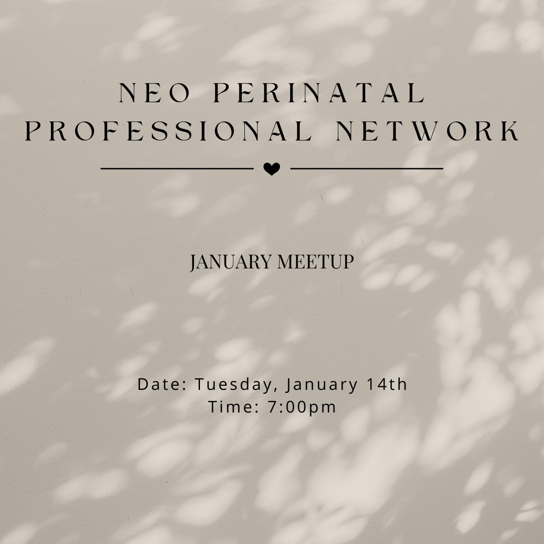 NEO Perinatal Professional Network Meetup