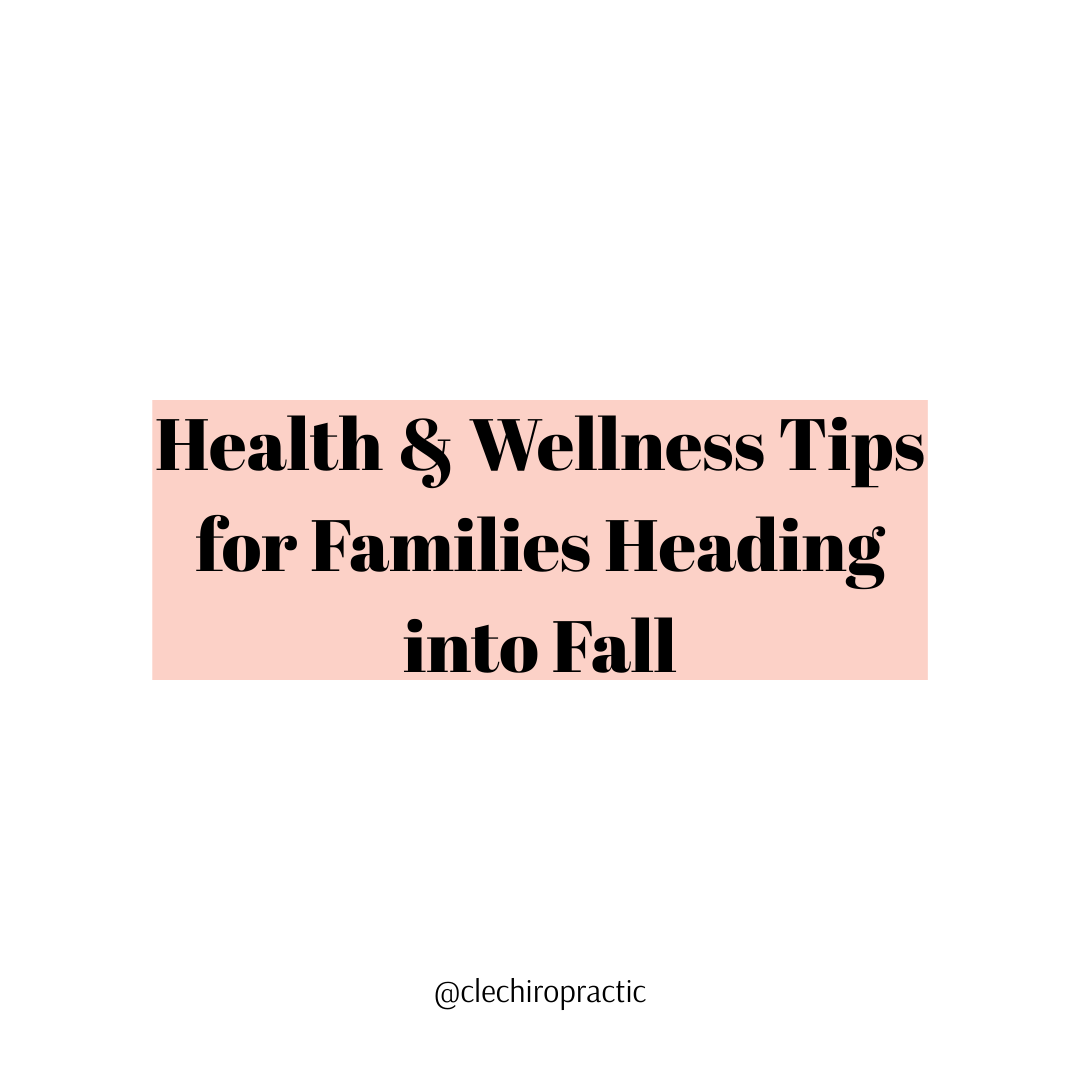 Health and Wellness Tips for Families Heading into Fall