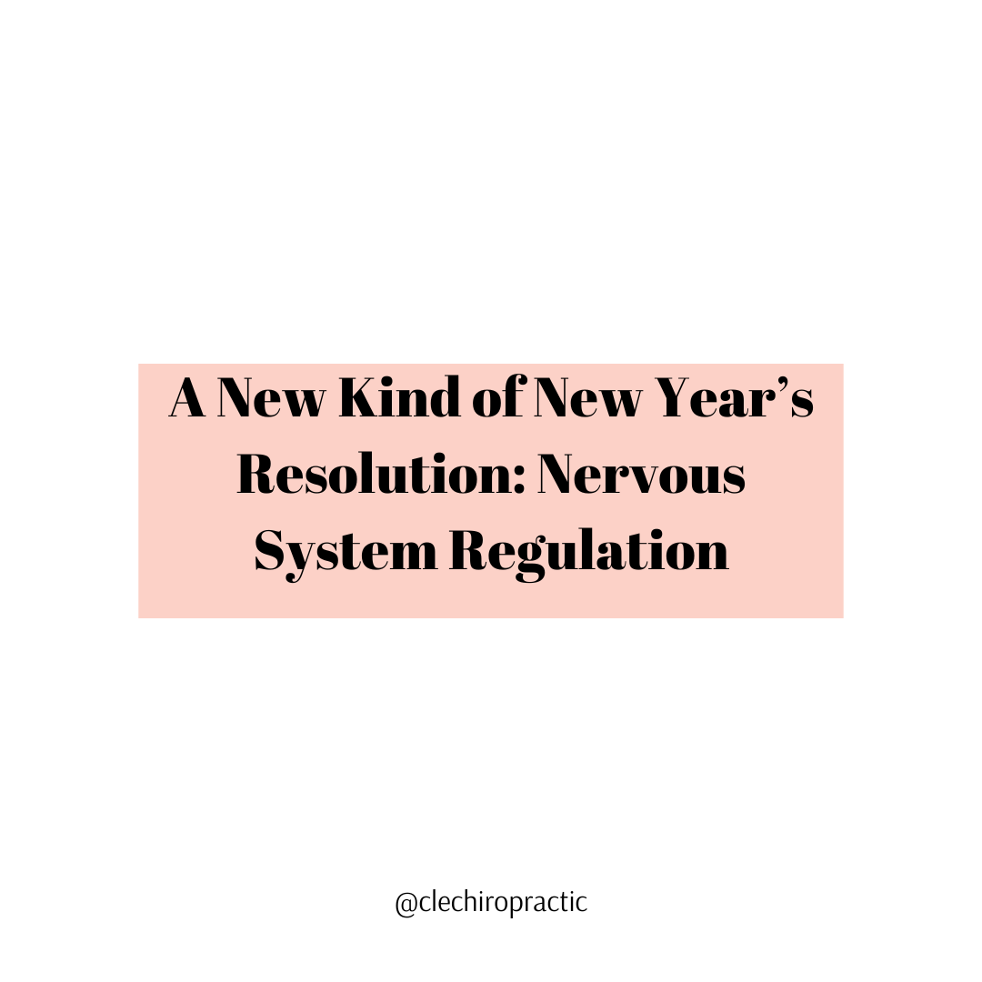 A New Kind of New Year’s Resolution: Nervous System Regulation