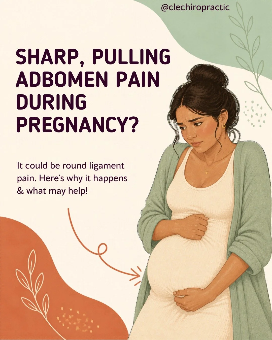 GETTING A SHARP, ZINGING PAIN IN YOUR BELLY WHEN YOU MOVE??

Have you had that sudden &ldquo;OUCH!&rdquo; when you stand up, sneeze, or roll over during pregnancy?

It could be round ligament pain! 

Let&rsquo;s talk about why it happens and what can
