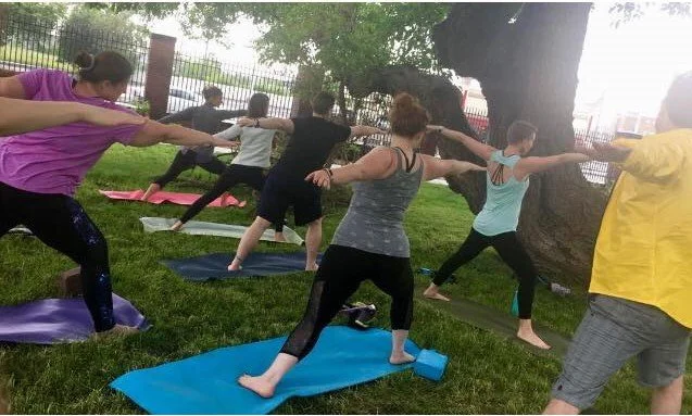 Free Yoga at the Wayne State Farmer's Market