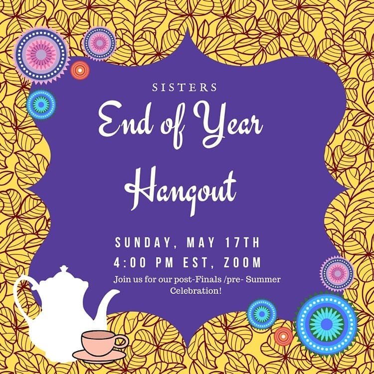 Sisters!! Tomorrow! Join us to reminisce another great year Alhamdullilah.  Zoom link will be posted in our bio. Hope to see you there!