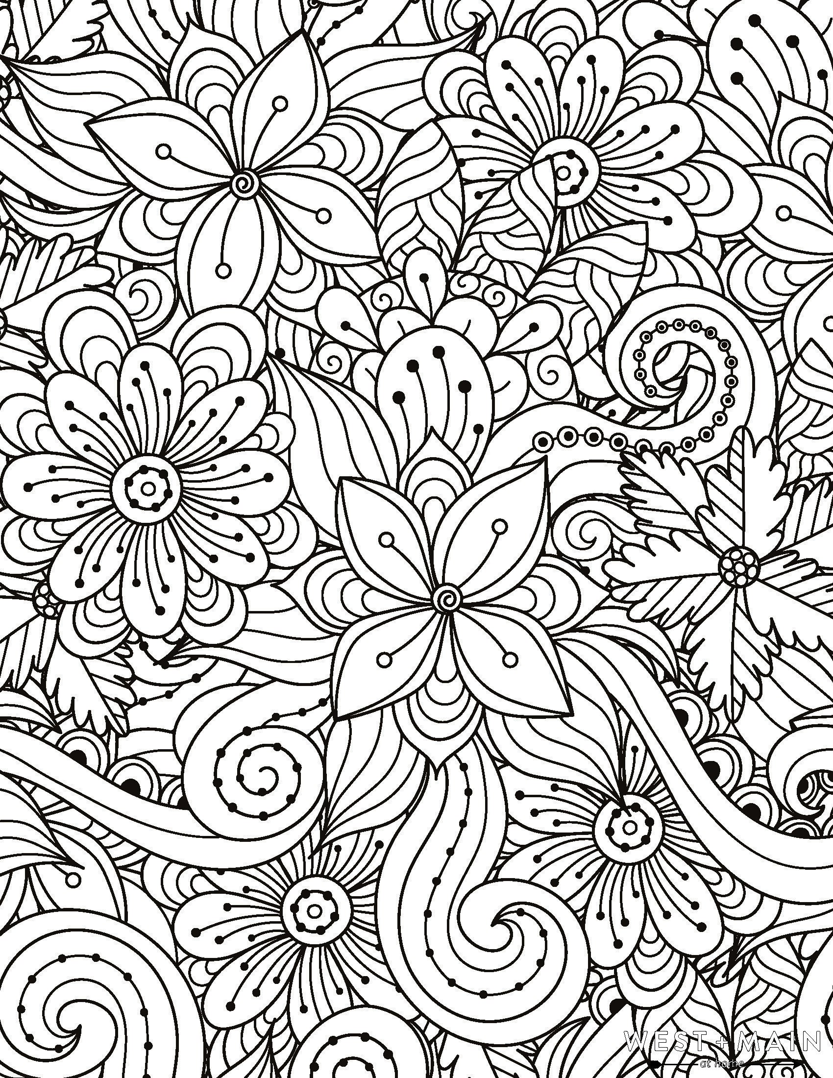 Stay Home + Color Download West + Main Coloring Sheets to Print ...
