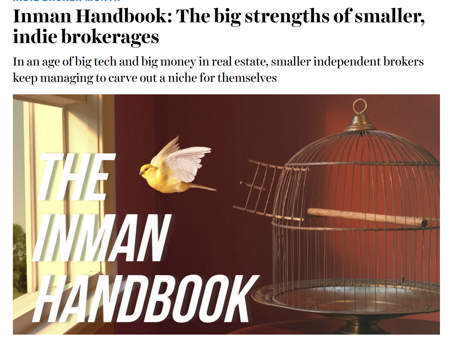 The Inman Handbook Featuring West + Main