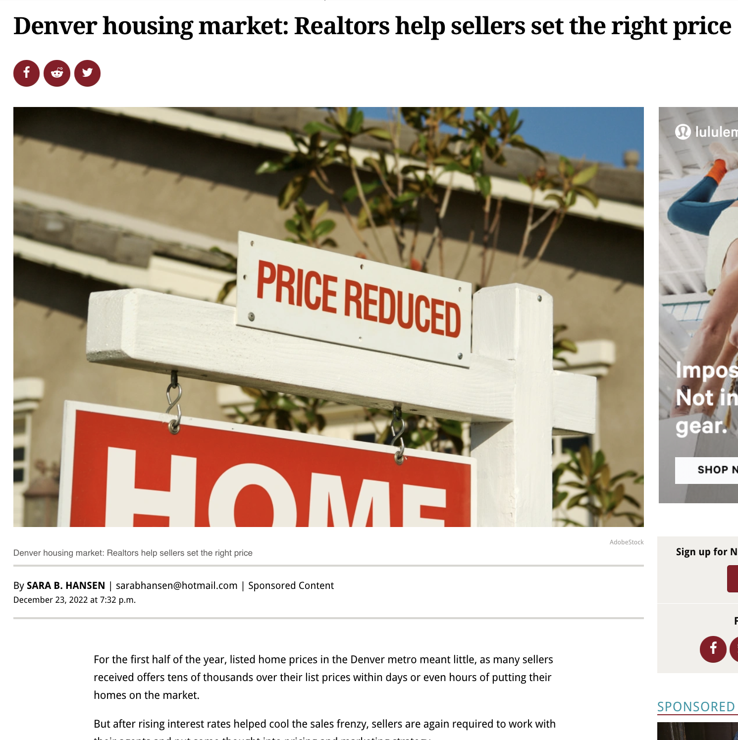 Denver housing market: Realtors help sellers set the right price