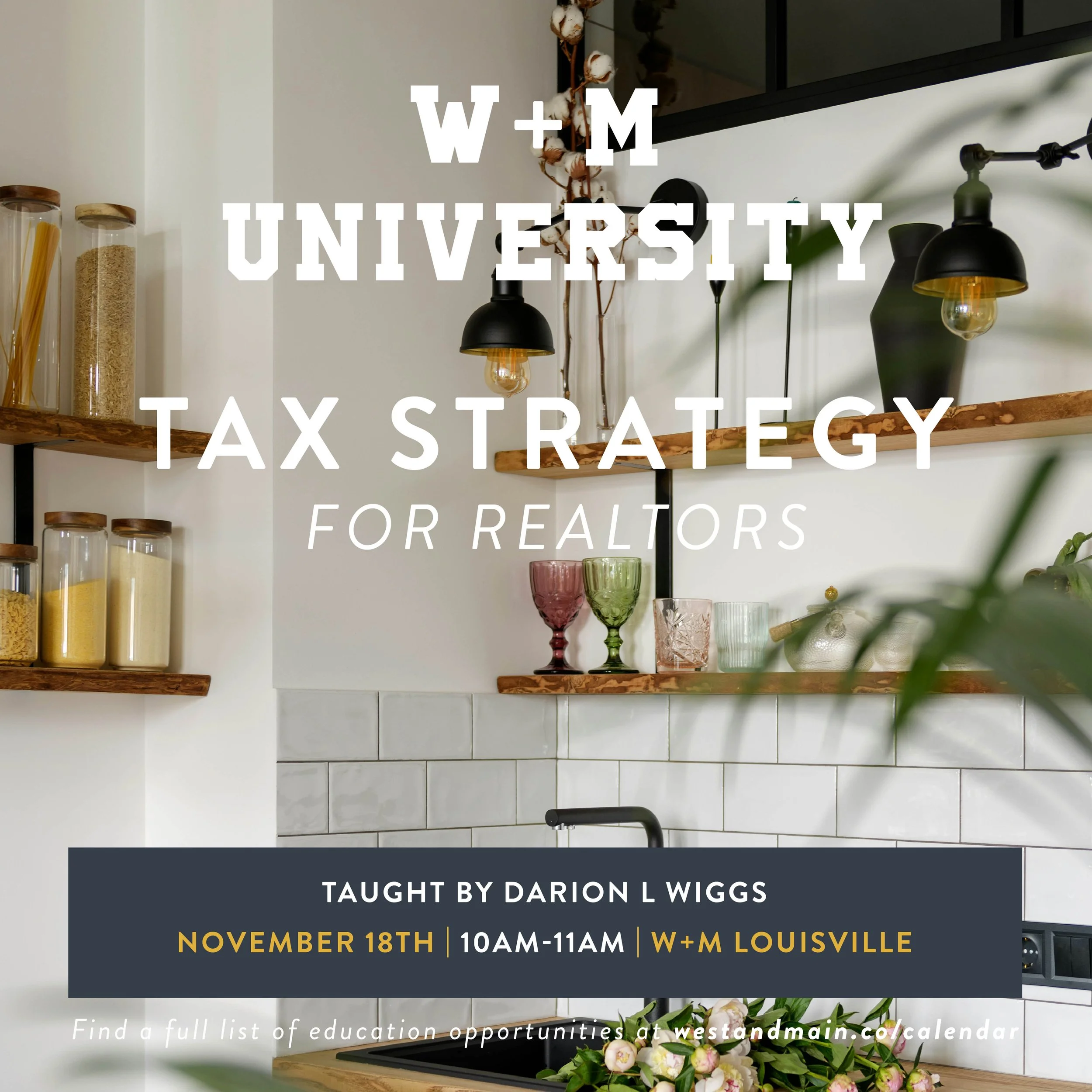 W+M University: Tax Strategy for Realtors
