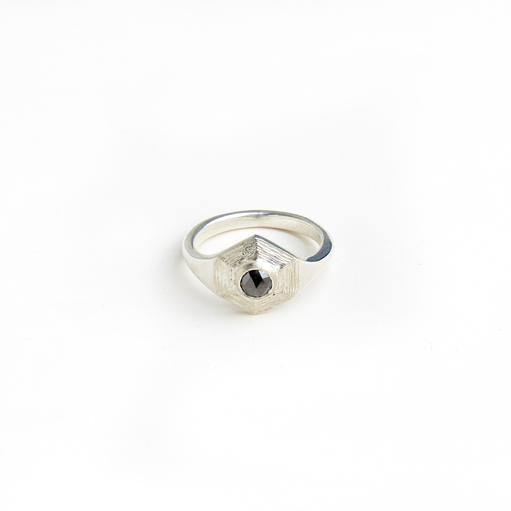 Sphaera.Hex small ring SS Black Diamond.jpg