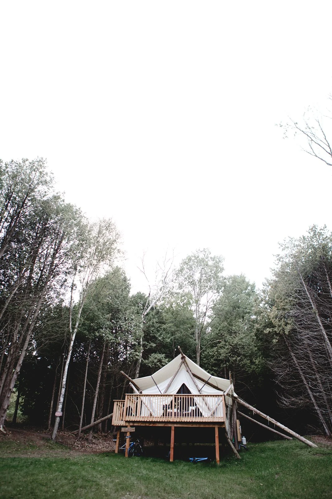 tent at whispering springs