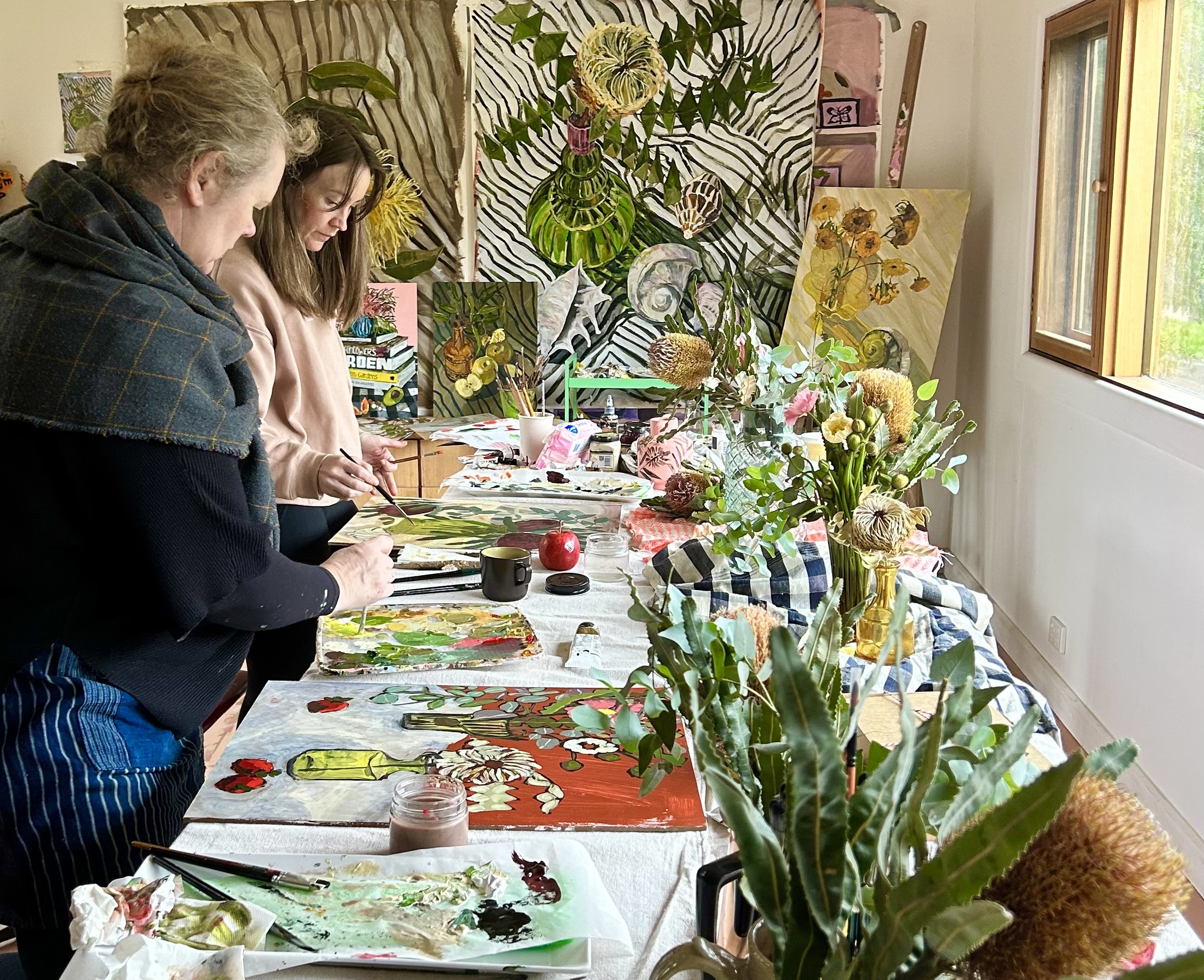 One-Day Still Life Painting Workshop - in my studio