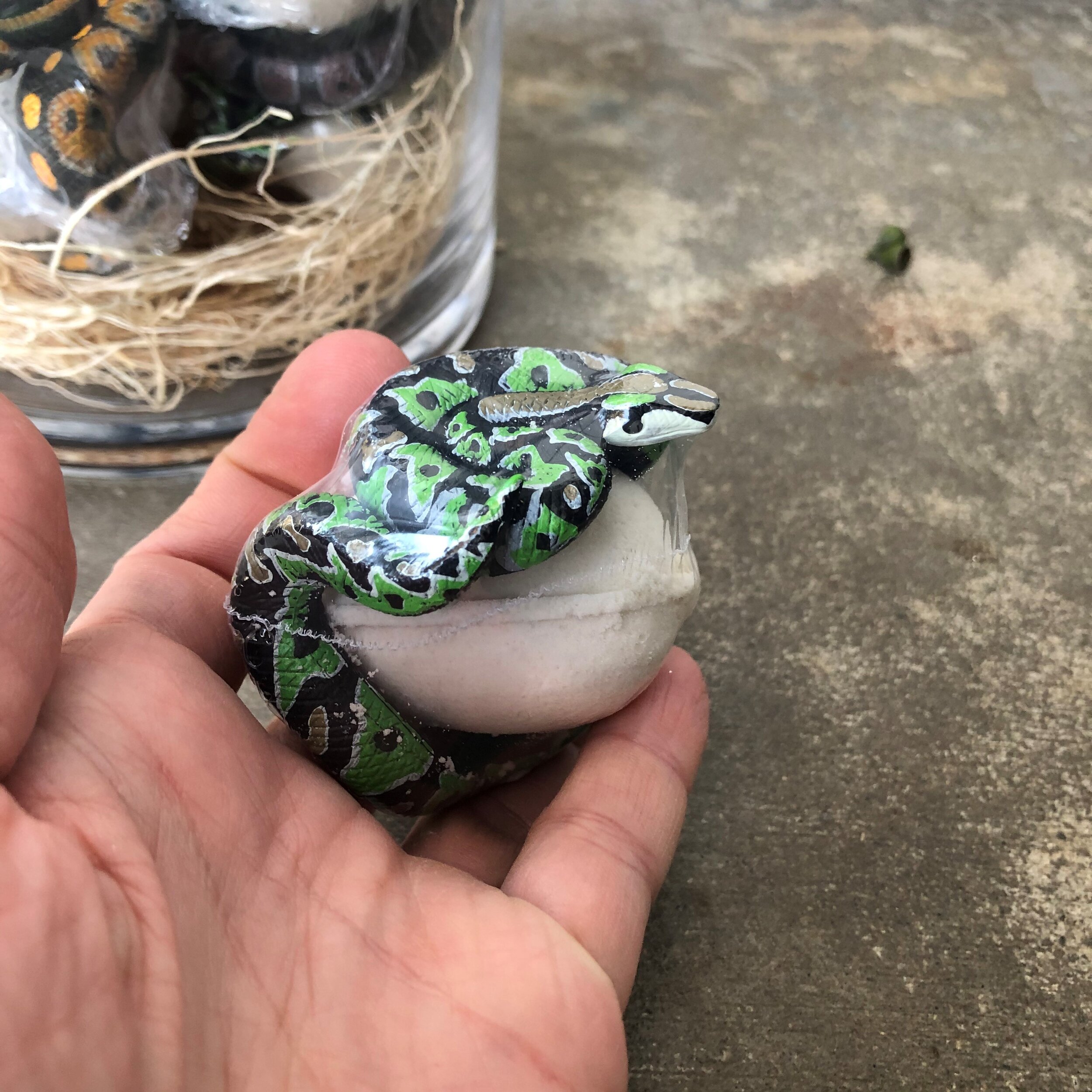 Snake Egg Bath Bomb &amp; Bracelet