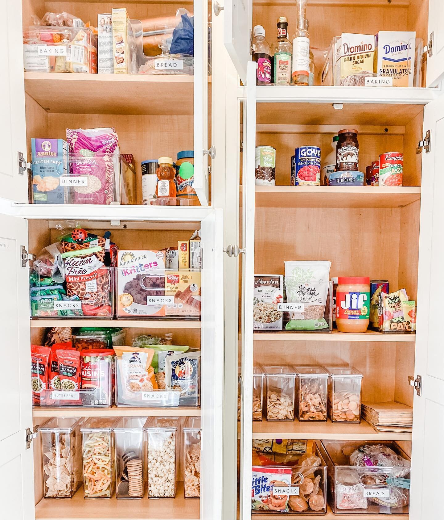 Cooking is hard enough, mix in dietary restrictions and it can be overwhelming to cook healthy meals that everyone will eat. 

After speaking with the cleint, I knew I needed to maximize this pantry to its full potential and find bins that were small
