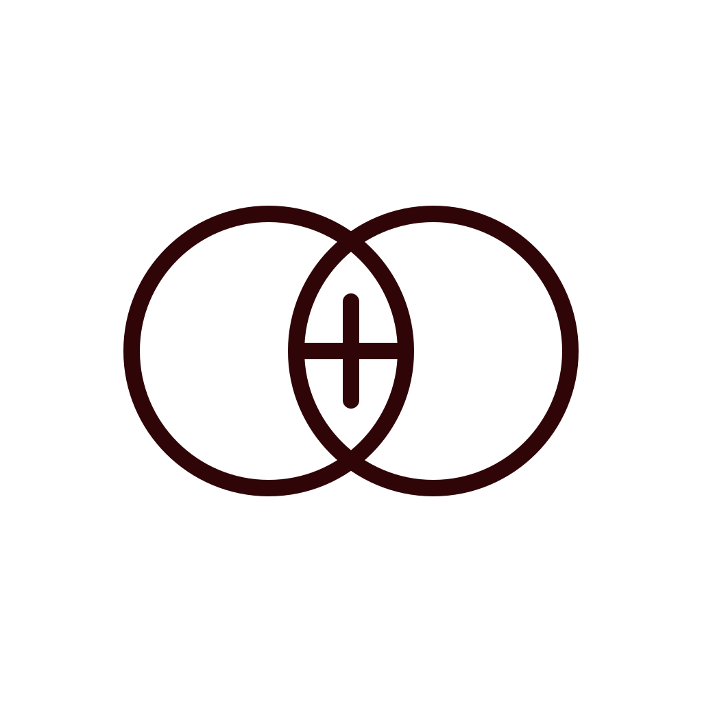 A Venn diagram with two overlapping circles, illustrating the concept of soul