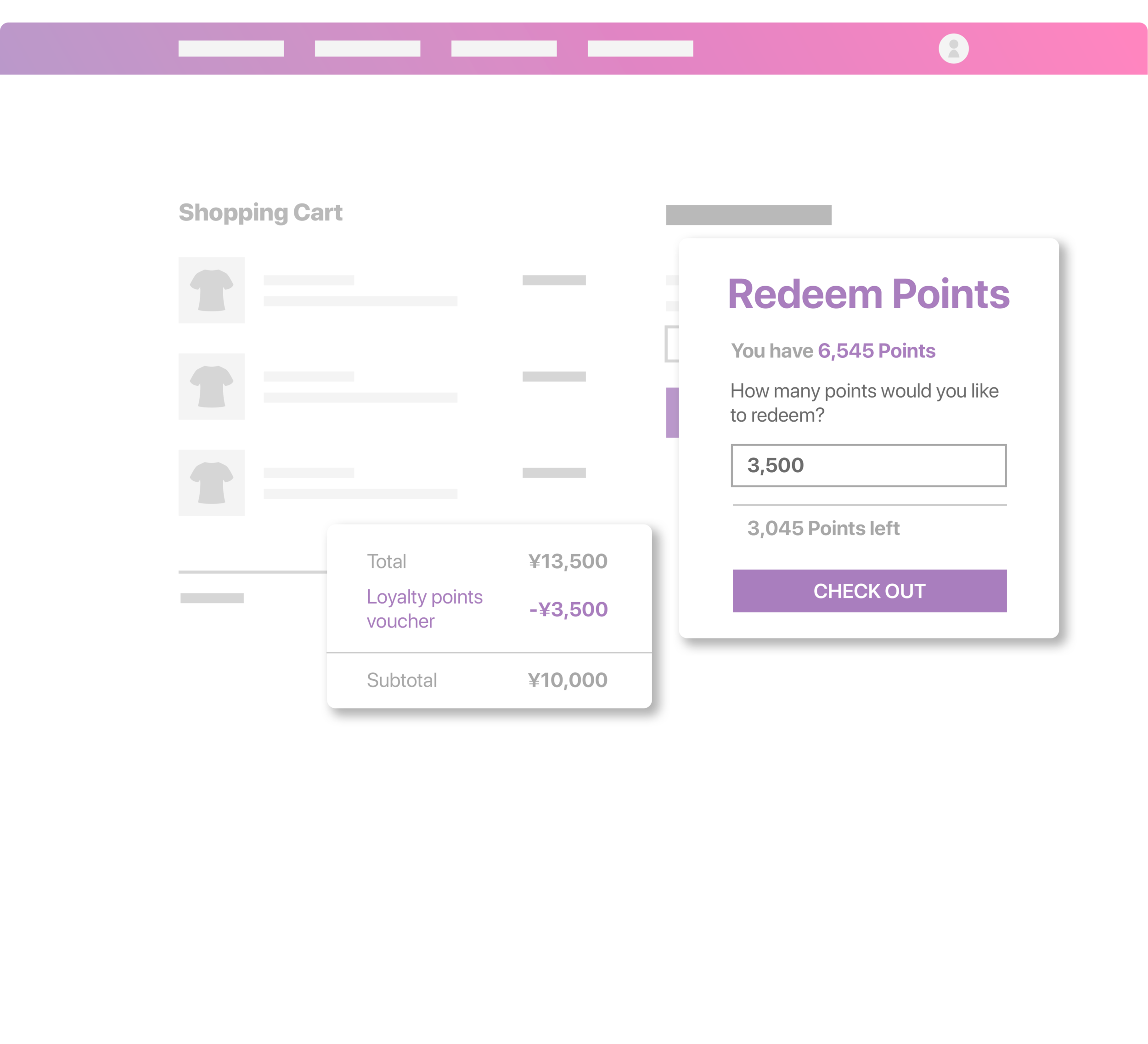 Decide how many points to use!
