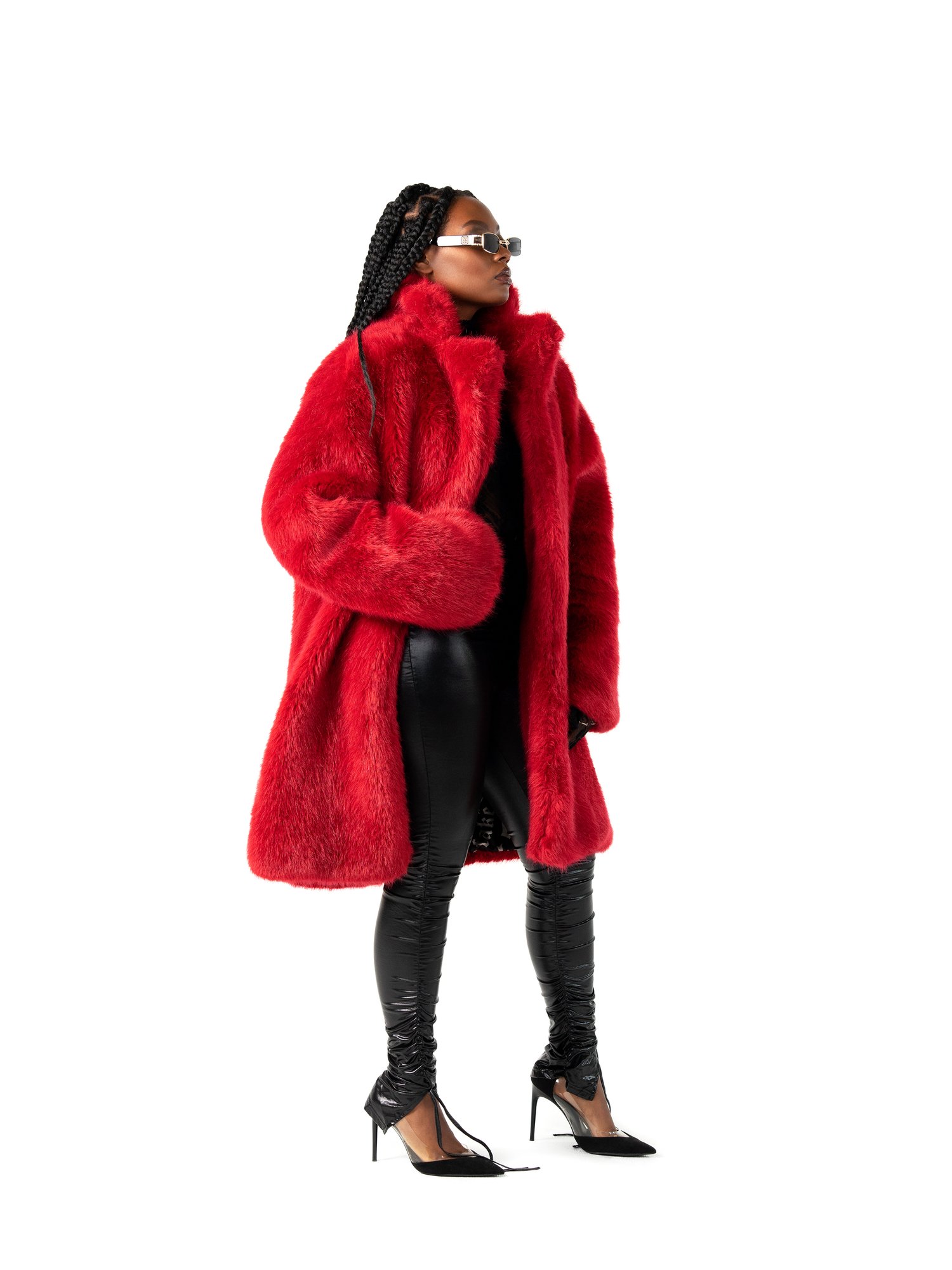 Red Faux Fur  Matt Sarafa — MATT SARAFA