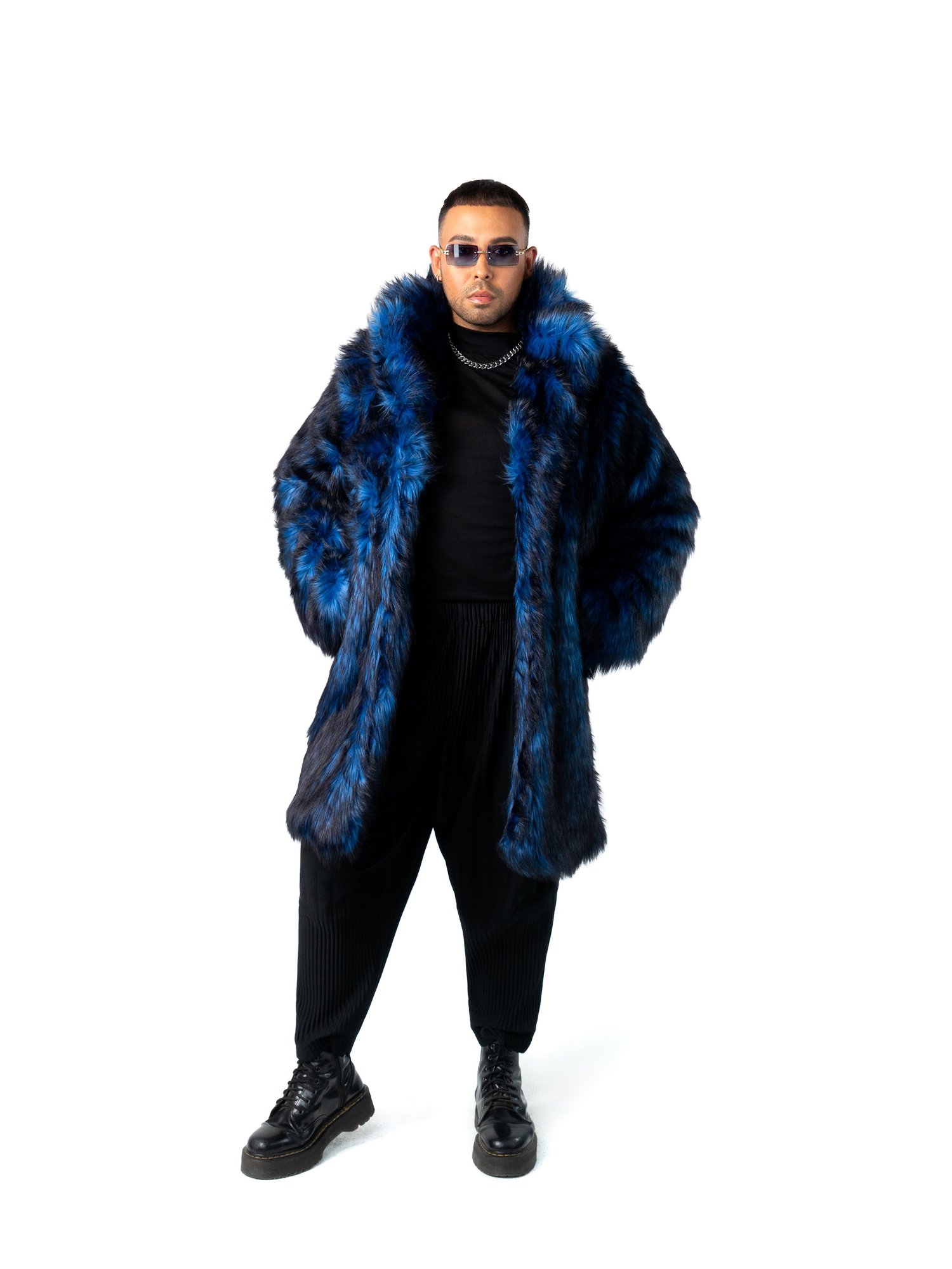 Blue Faux Fur | Matt Sarafa — MATT SARAFA