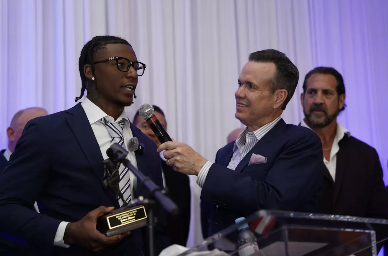 Kobee Minor, the 50th Mr. Irrelevant, celebrated as part of a special fraternity