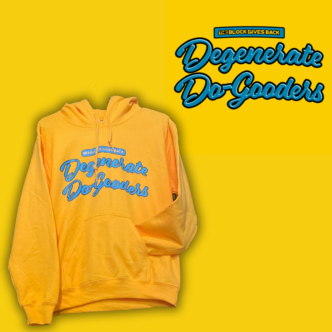Degenerate Do-Gooder Hoodie Yellow