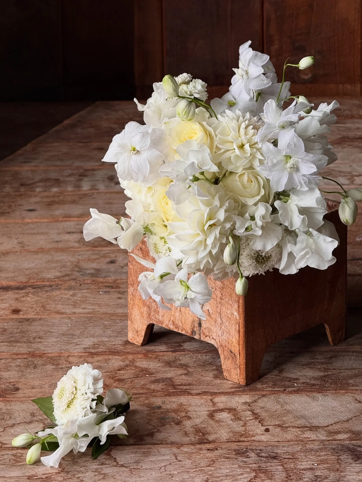 ⠀⠀⠀⠀⠀⠀⠀⠀⠀⠀⠀⠀⠀⠀⠀⠀ 
#kottbatt_bouquet
#kottbatt_corsage 

새하얀 부케가 조금씩은 다른 톤으로 레이어링 되도록 세심하게 작업해드렸습니다. 귀엽고 귀여운데 심지어 귀여운 신부님과 신랑님, 결혼을 축하드려요!! ㅎㅎ

저의 니팅 슨생님 @anyoungheegyeseyo 이자 @regularservice 의 사장님 영희씨의 한 네번째? 다섯번째??? 부케 주문!! 역시 인싸는 다르다!!! ㅋㅋ 😘🤣 꽃밭 