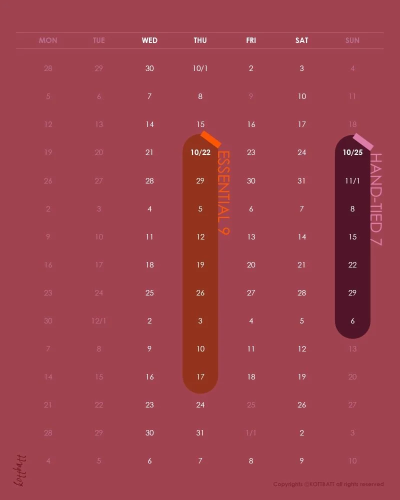 ⠀⠀⠀⠀⠀⠀⠀⠀⠀⠀⠀⠀⠀⠀⠀⠀⠀
⠀⠀⠀⠀⠀⠀⠀⠀⠀⠀⠀⠀⠀⠀
2026년 10월 꽃밭 정규 클래스의 수강생을 모집중입니다.
홈페이지 메인에서 배너를 통해 개강공지로 연결됩니다.
공지 하단의 신청서 양식을 작성해주세요.

www.kottbatt.co.kr
⠀⠀⠀⠀⠀⠀⠀⠀⠀⠀⠀⠀⠀
--------------------------
① 심화 : ESSENTIAL 9 - 10/22/목 12:00
② 집중 : HAND-TIED 7 - 10/25/일 12:00