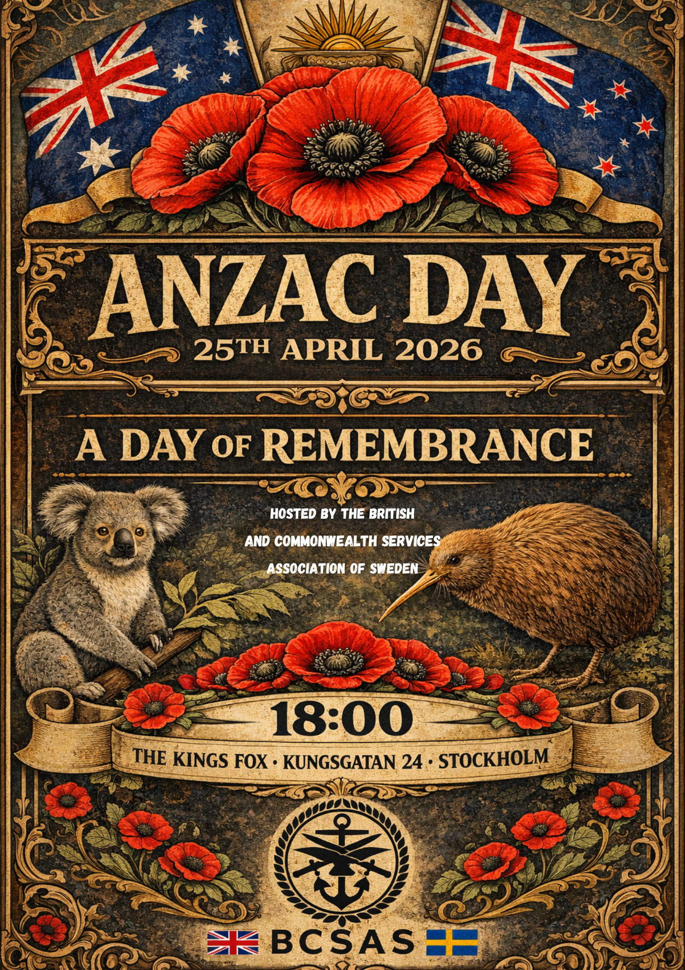 ANZAC Day - Stockholm