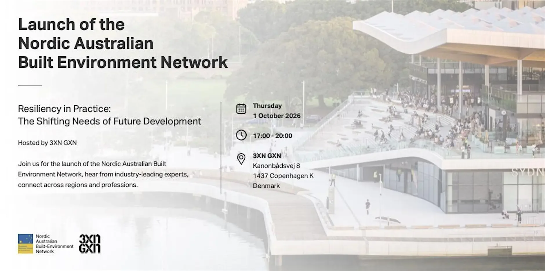 Nordic Australia Built Environment Network launch: Resilience in Practice