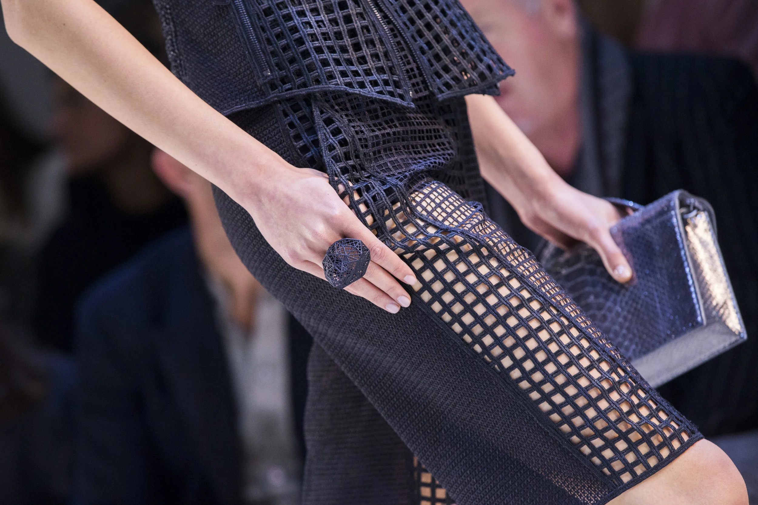 AKRIS & VOJD Studios 3D Printed Rings, Spring-Summer 2016 - Courtesy to Akris III.jpg