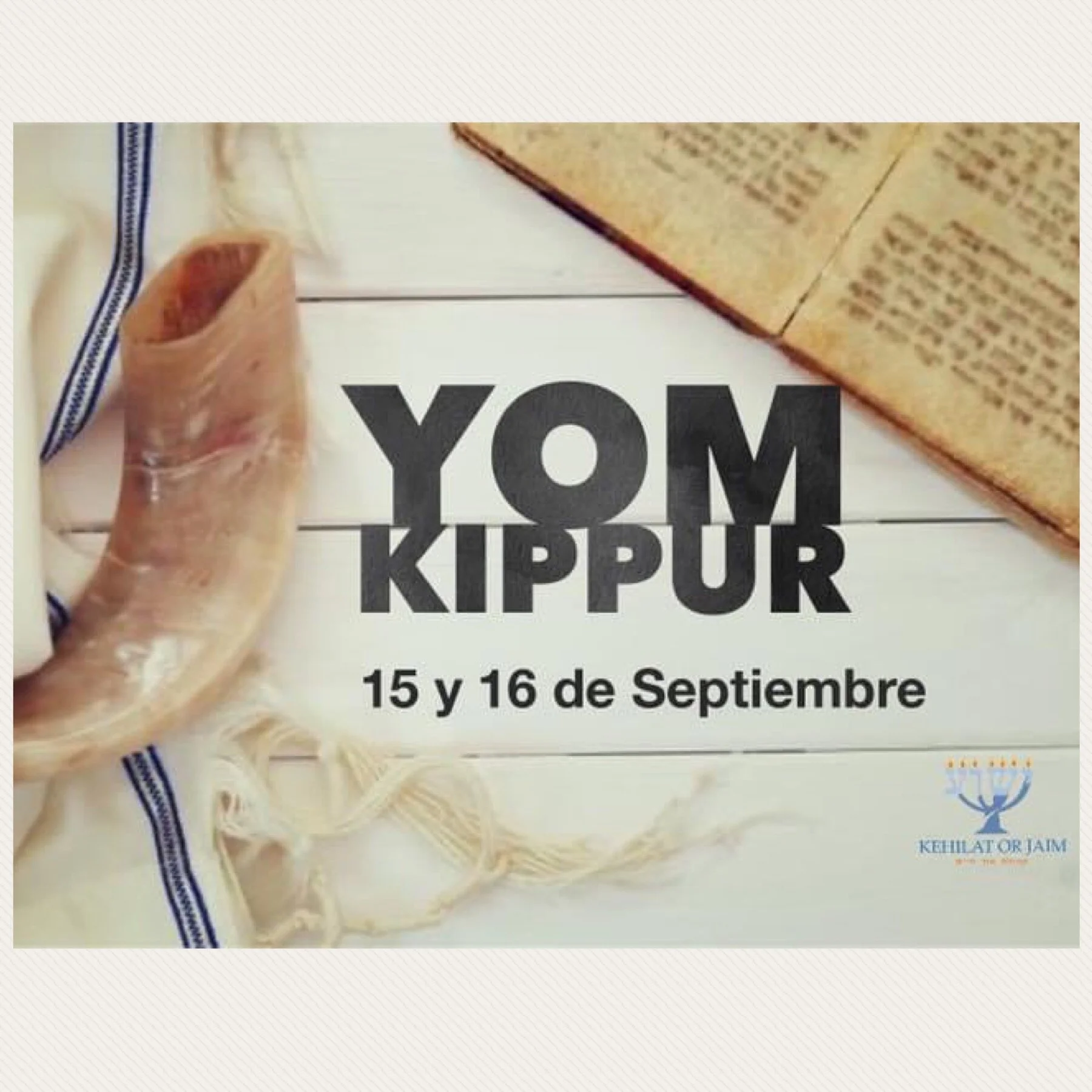 Servicio de Yom Kippur 2021