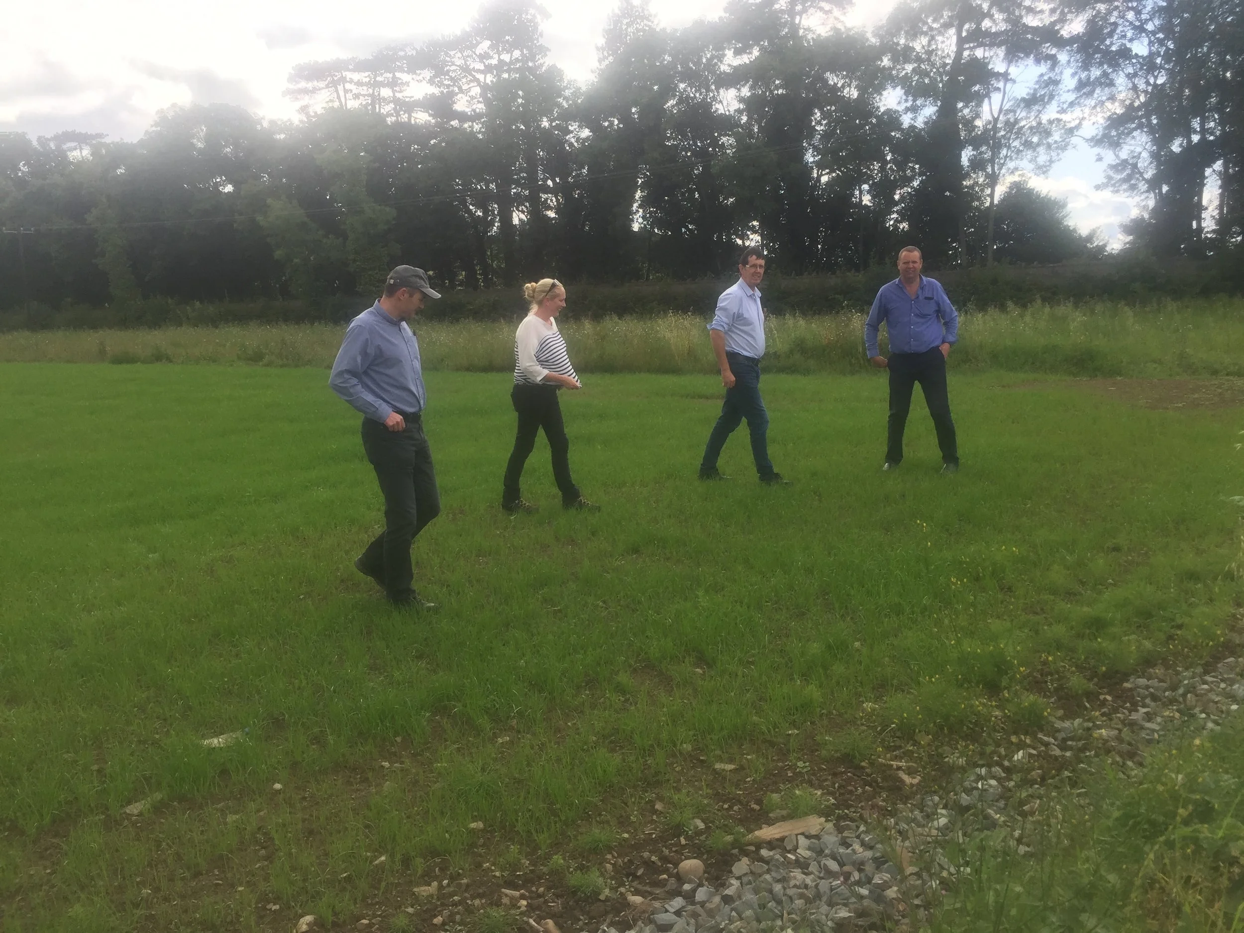 Operational Group Members Visit UCD Lyons Estate Research Farm Smart Grass Project