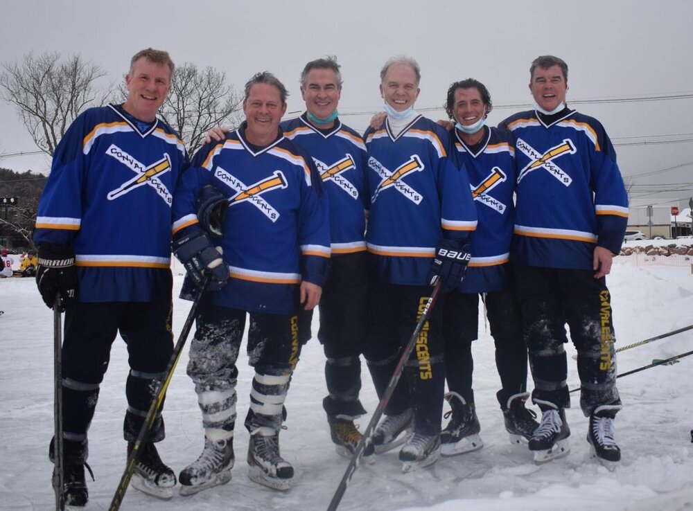 The Pond Hockey Classic event was scaled back, but not the enthusiasm — Lou  Shipley