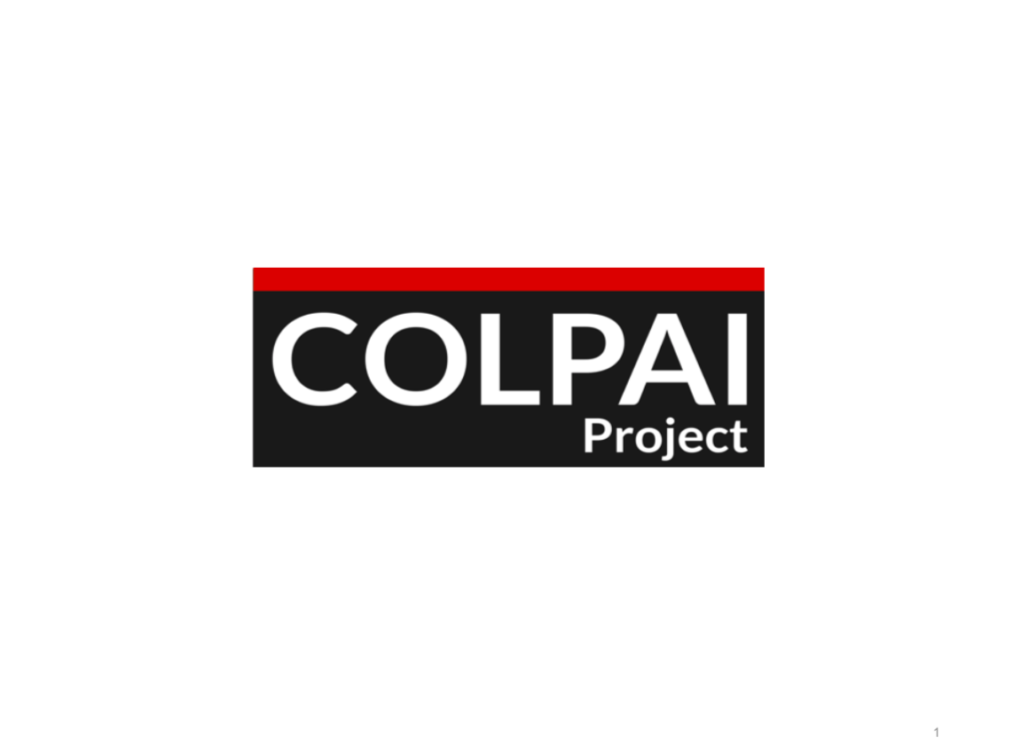 COLPAI Project Public Meeting Presentation - June 2019