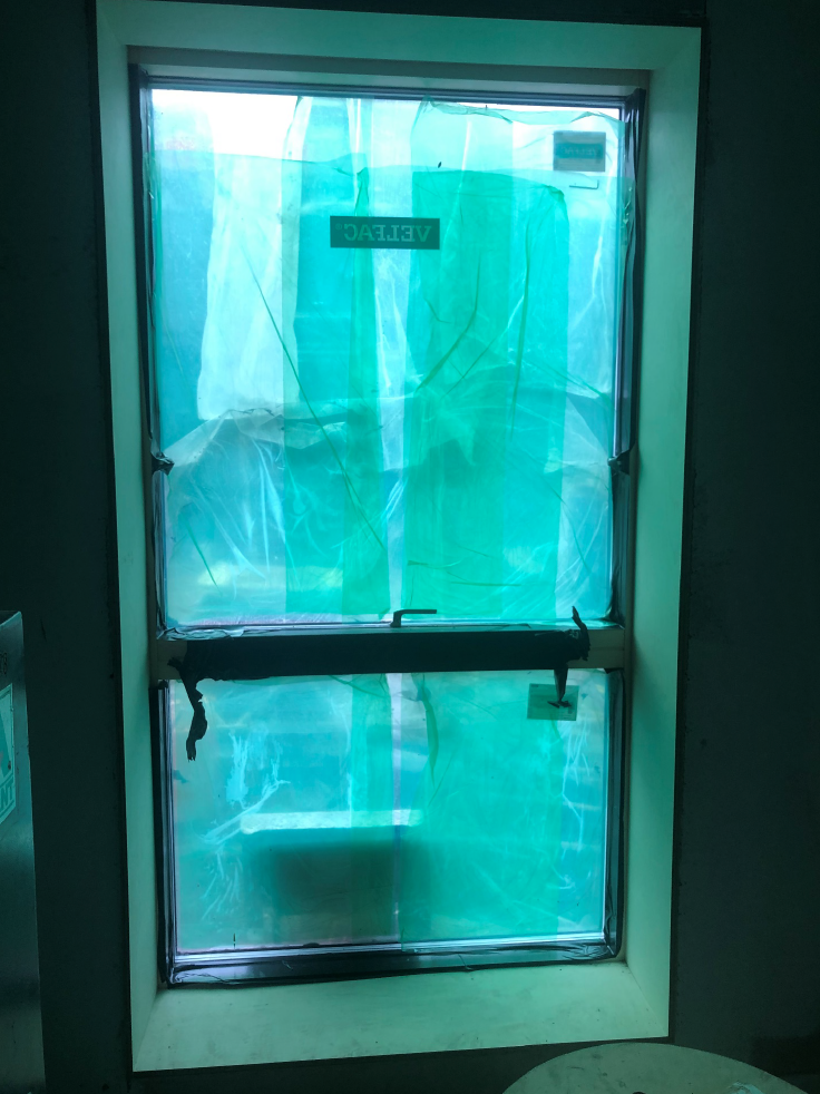 School building - Window installation