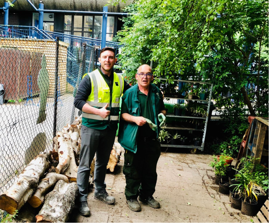 ISG with Barbican Wildlife Garden Community