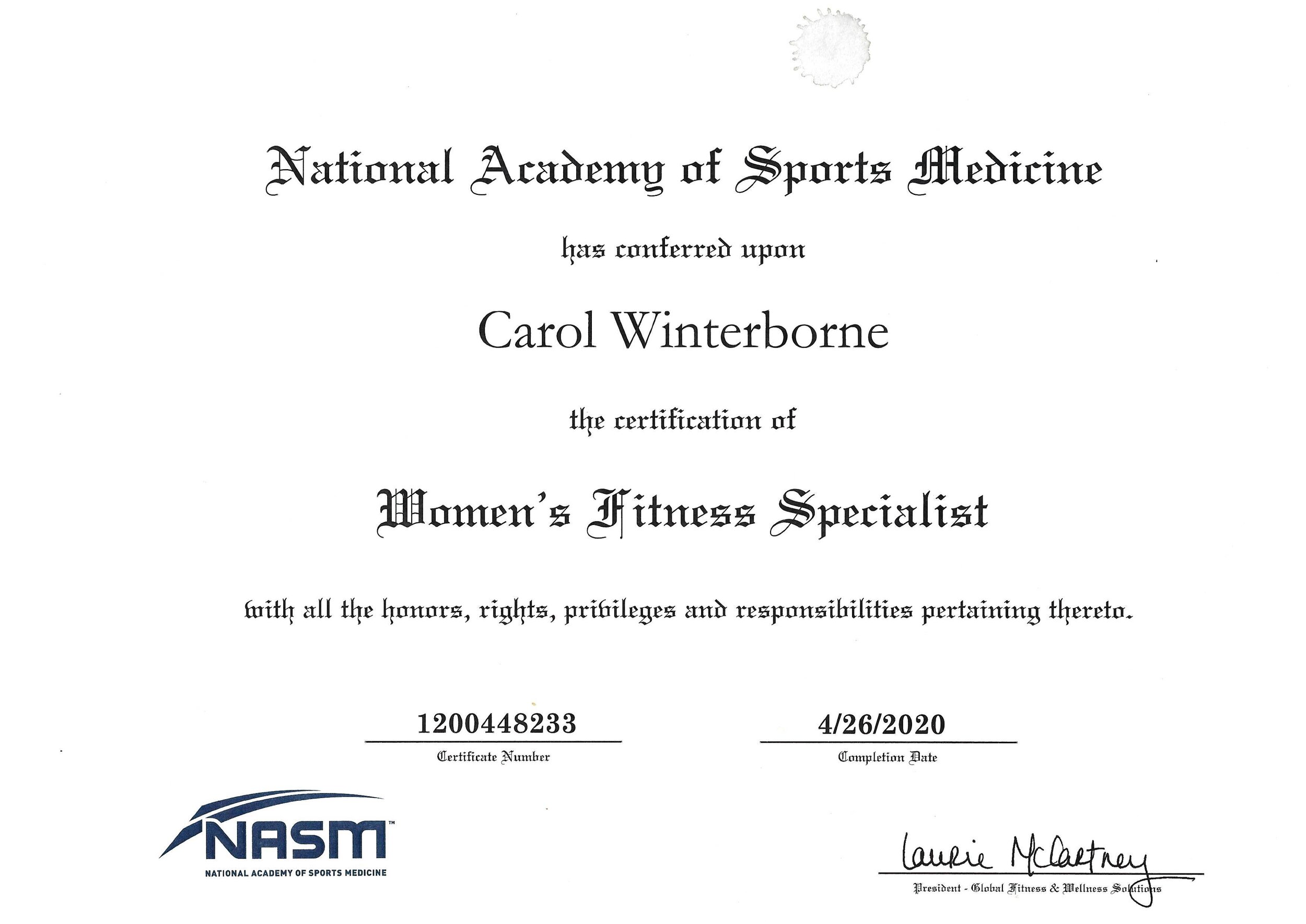 NASM Womens Fitness Specialist Woking Surrey.jpg