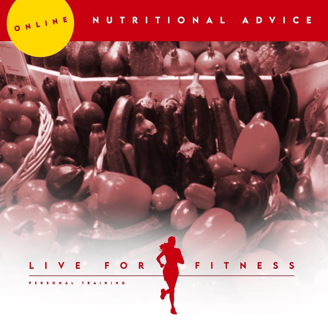 ONLINE NUTRITIONAL ADVICE &amp; MEAL PLANS
~
Live for Fitness is now offering personal nutritional advice &amp; bespoke meal plans ONLINE!
~
Click the link below to book in a free consultation with me to kick start your new healthy lifestyle!
~
https