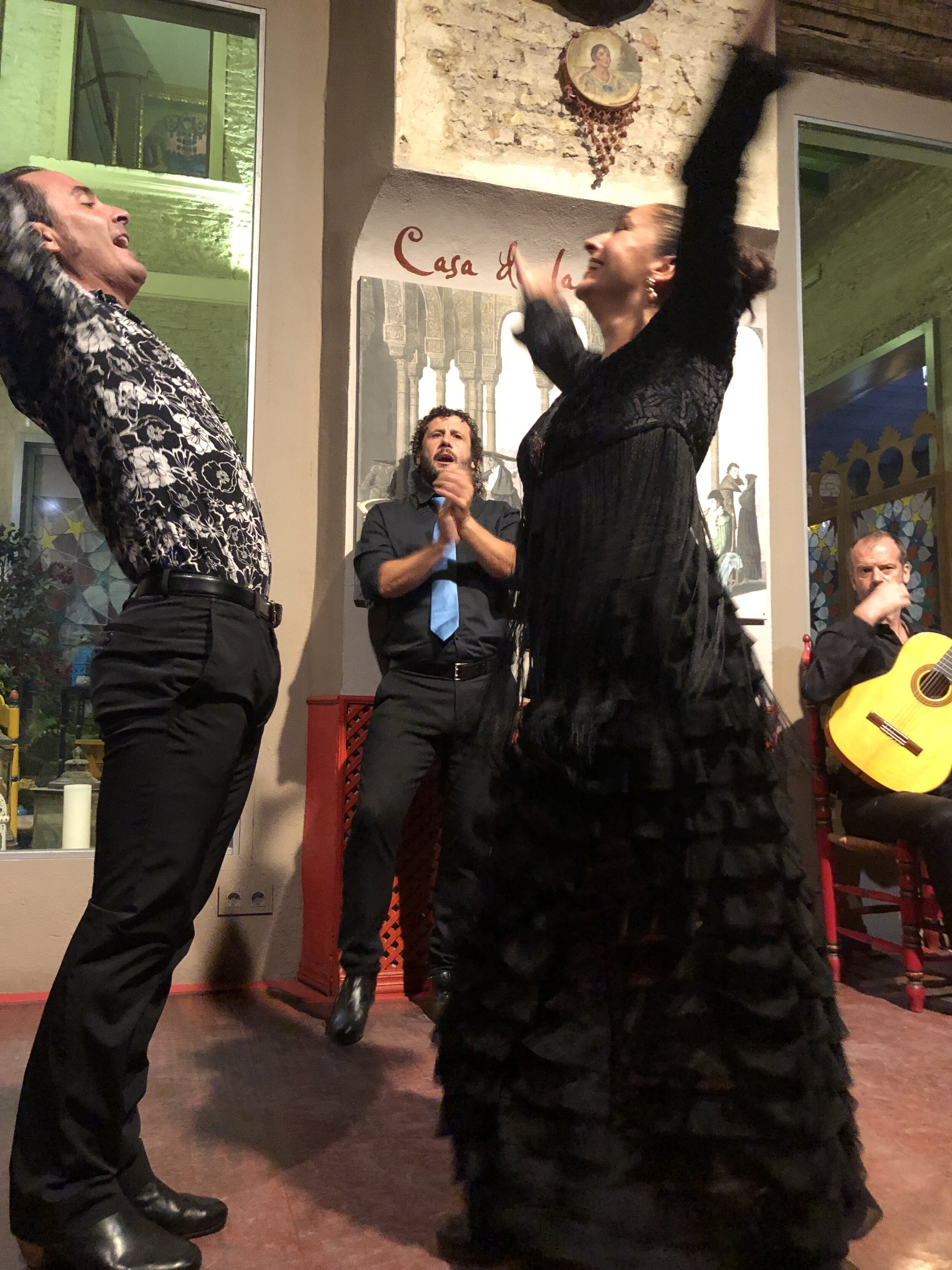 Flamenco dancers at Casa de la Memoria, Seville