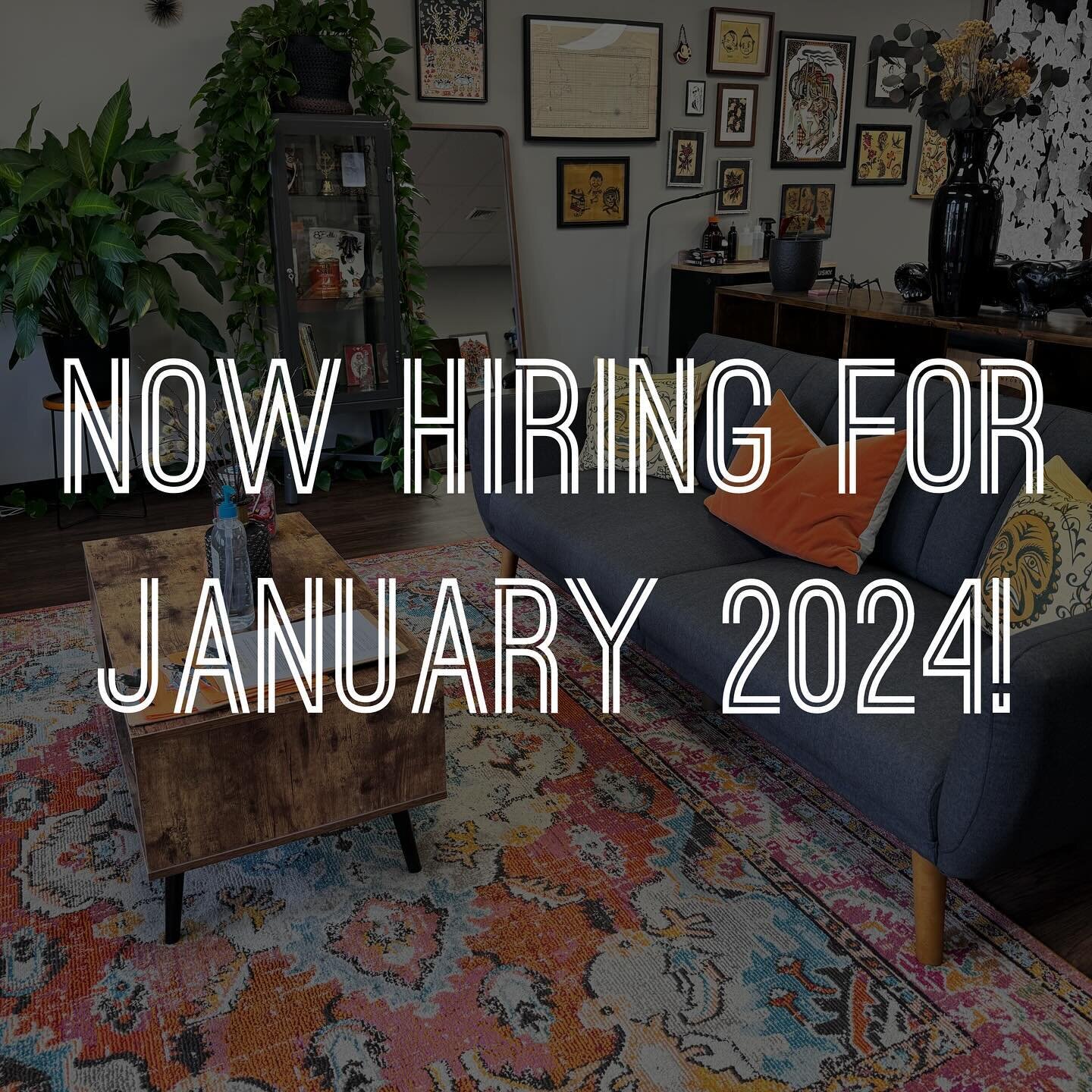 We are looking for one super talented artist to join the Eight Bells crew in January. All styles are welcome! Please reach out if interested!
