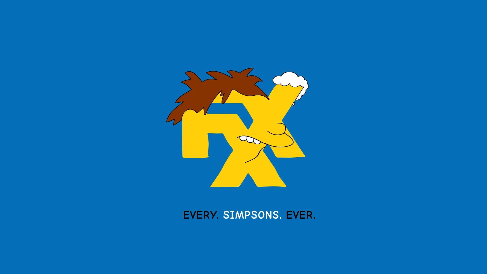 FXX Simpsons ID logo Style Frame 09