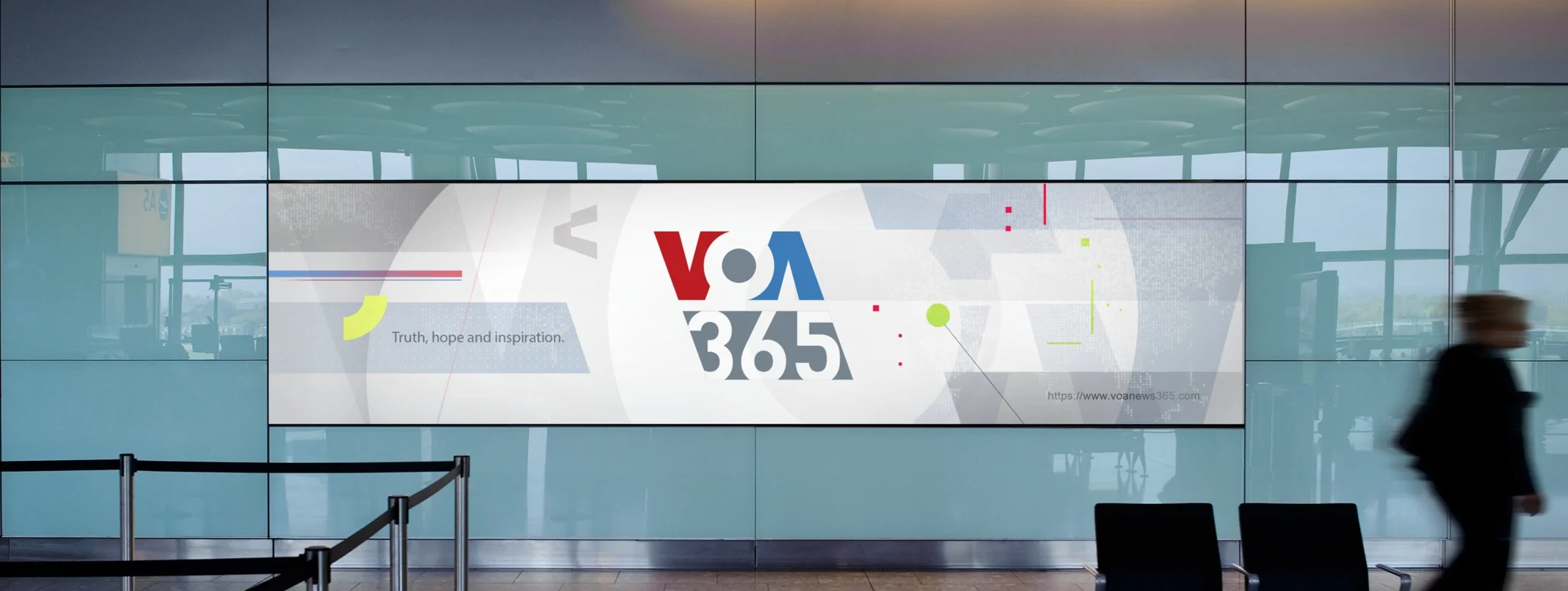 Design style frame 02 for Voice of America 365 Off-Air