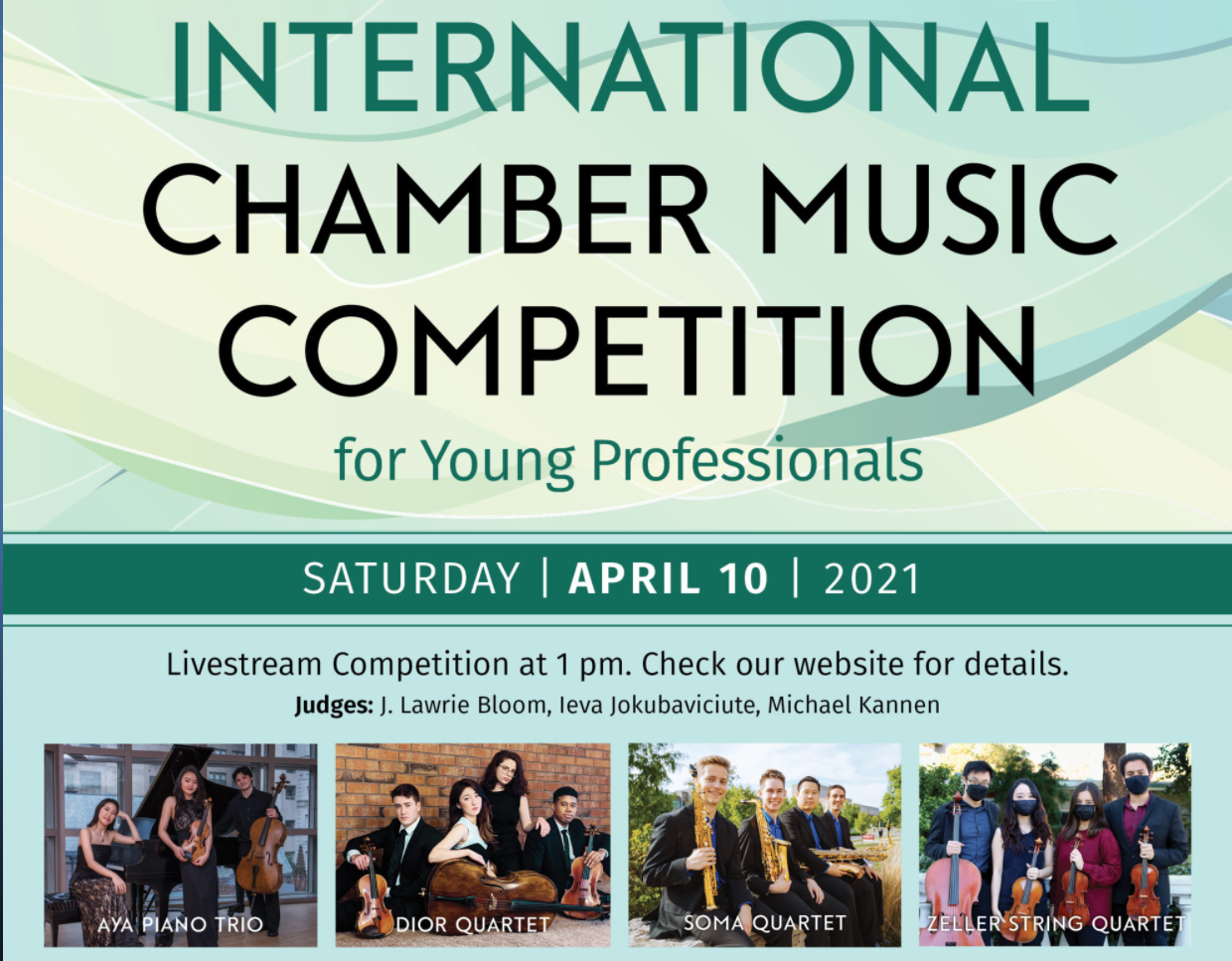 Soma Quartet performs at the (virtual) 9th International Chesapeake Chamber Music Competition 