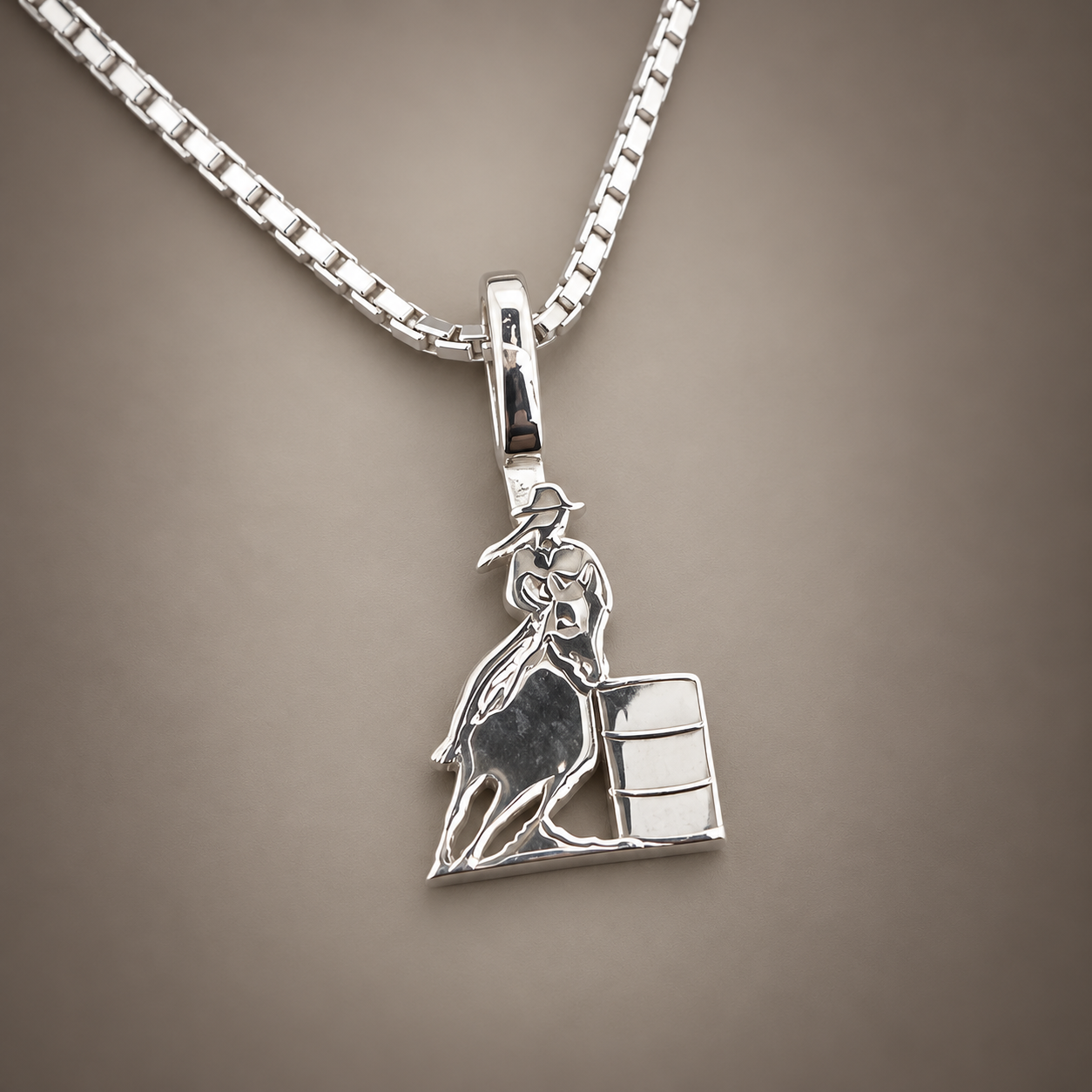 Barrel Racer Simple Bail Necklace