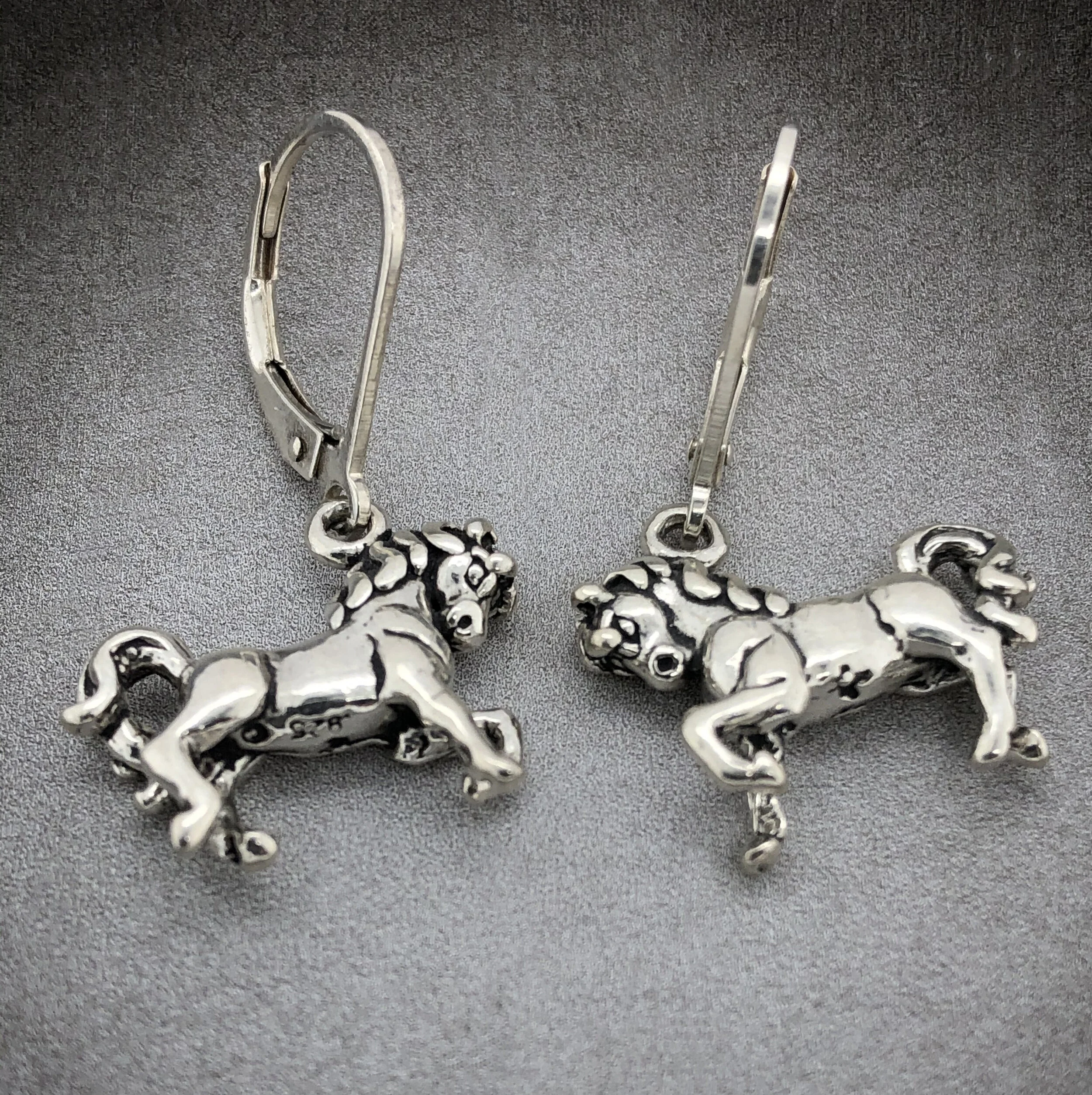 Prancer Earrings Sterling Silver