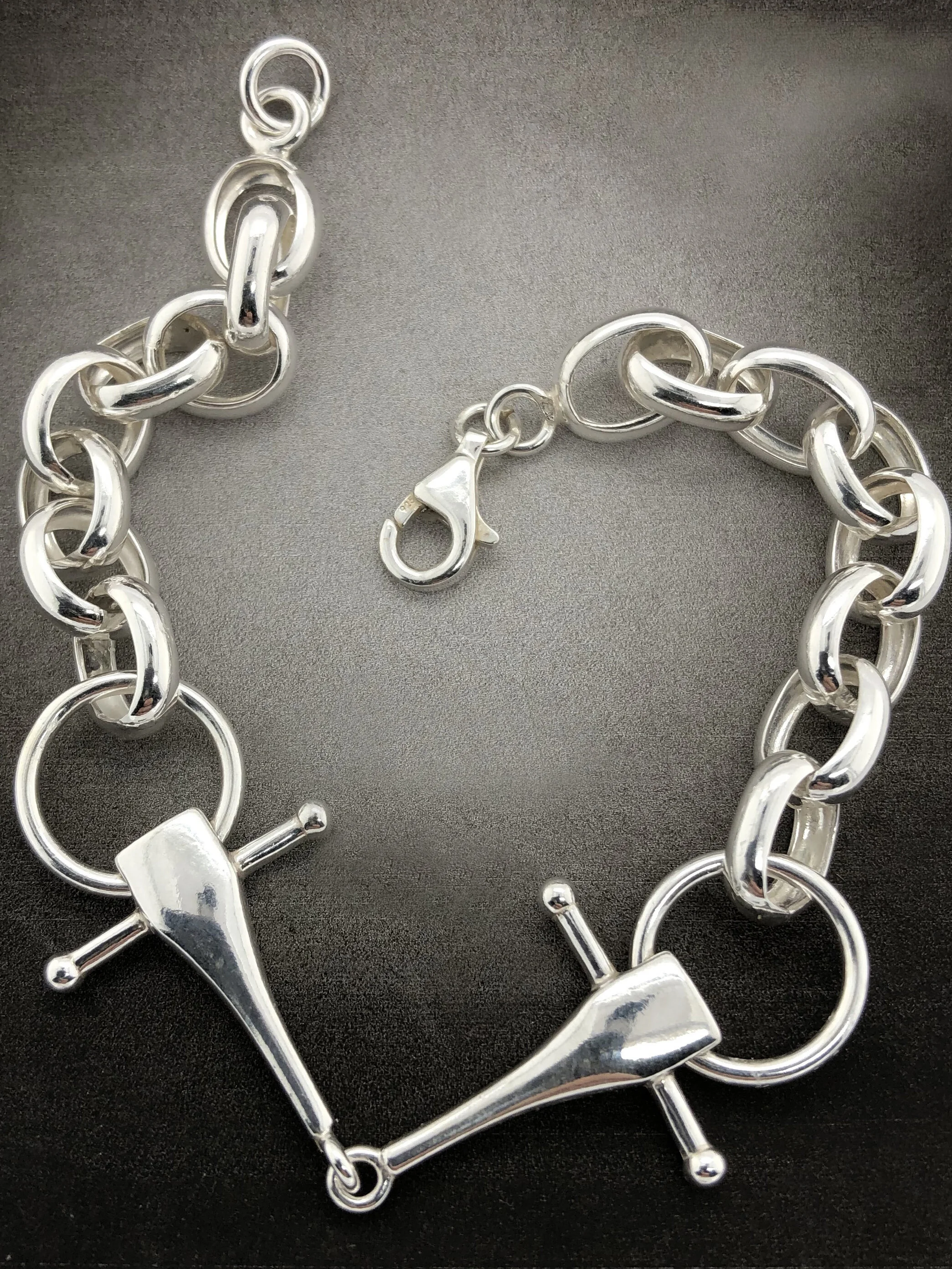 Full Cheek Bit Chain Bracelet