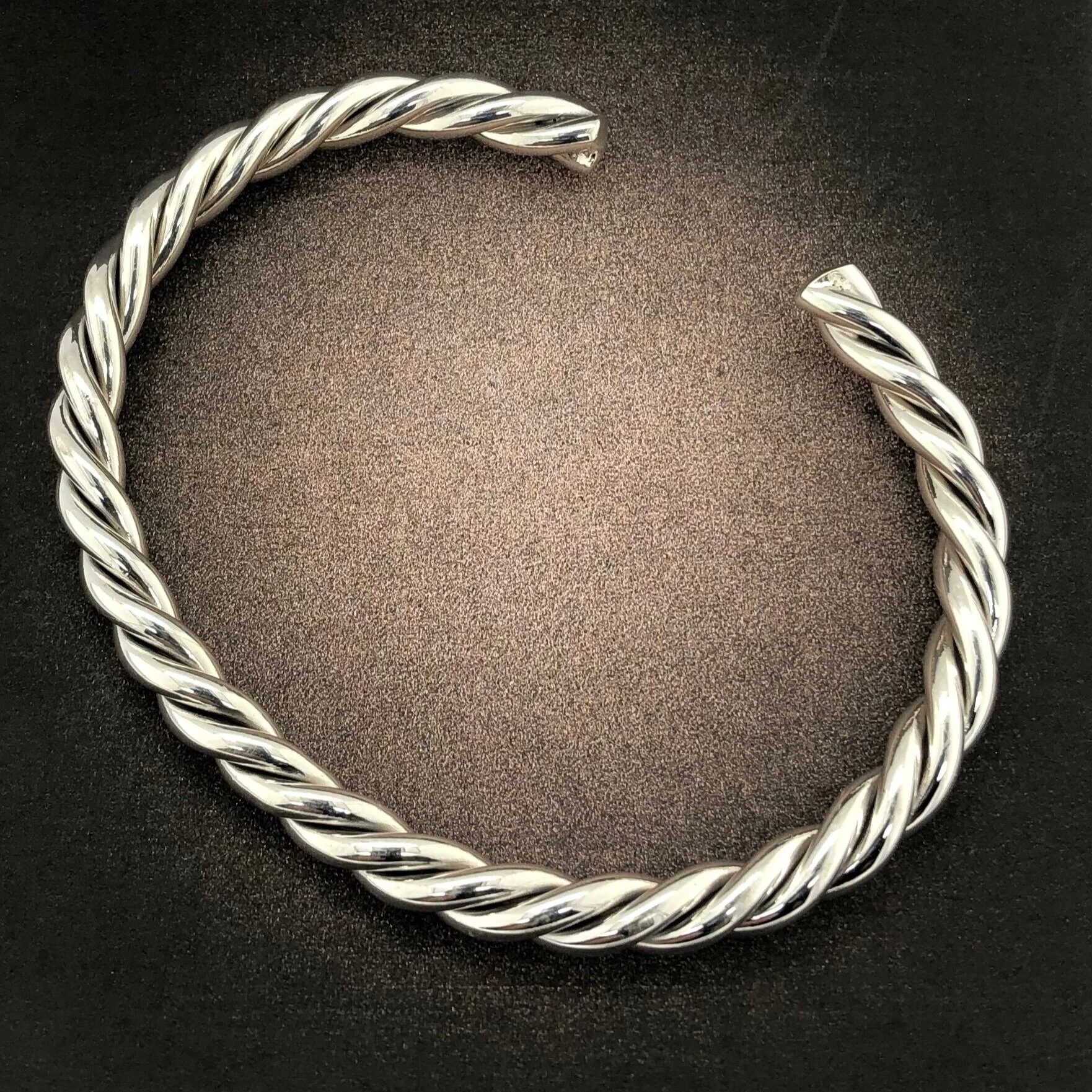 Sterling Silver Twisted Cuff Bracelet