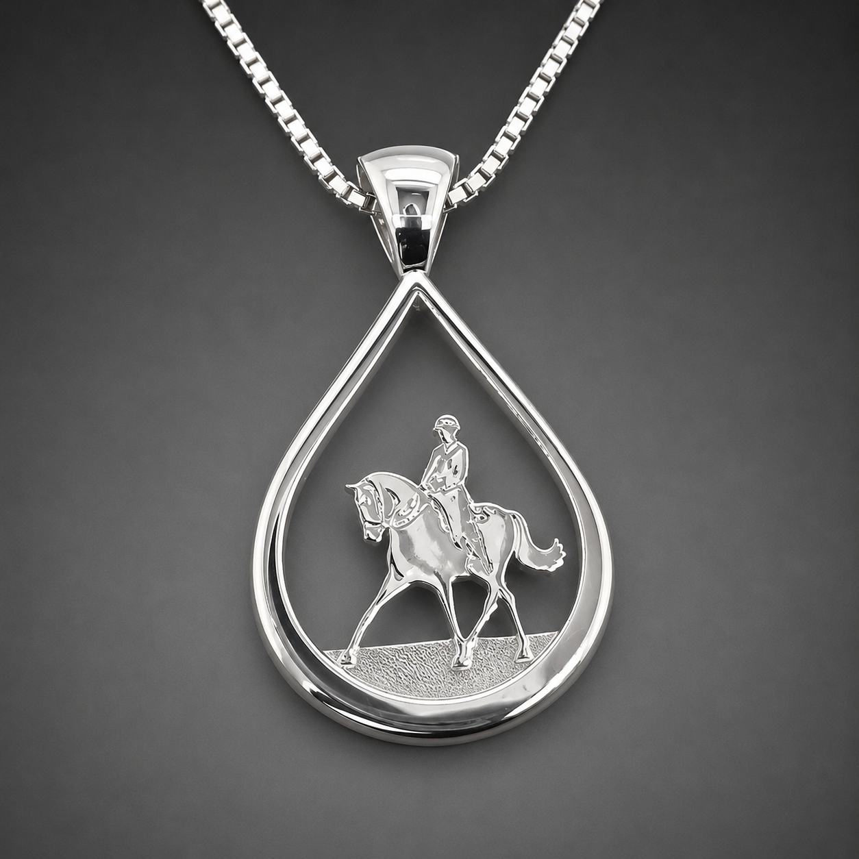 Dressage Teardrop Necklace web image.png