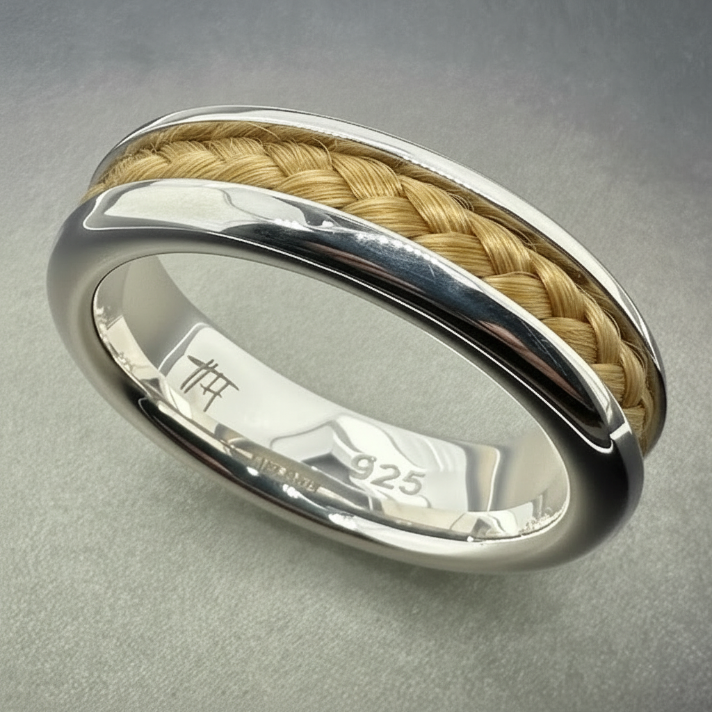 Horsehair 6mm ring blonde.png