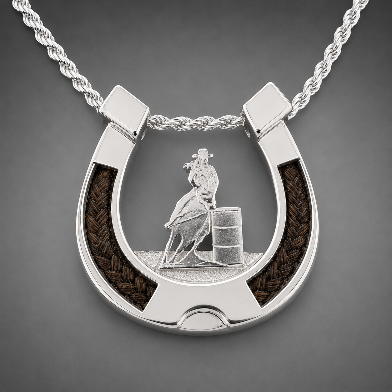 Horsehair shoe with barrel racer web image.png
