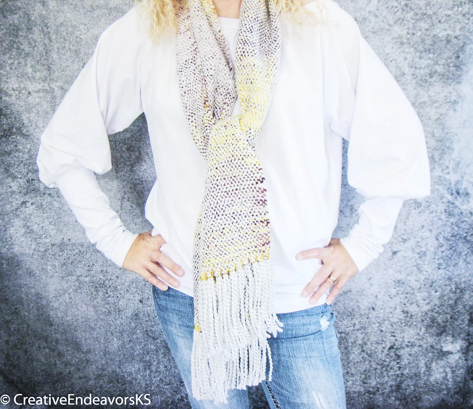 Vivid Handwoven Scarf by Kristina Smiley.jpg