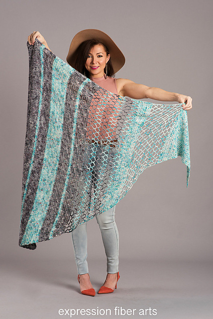 Roads Not Taken Asymmetric Triangle Shawl (Copy)